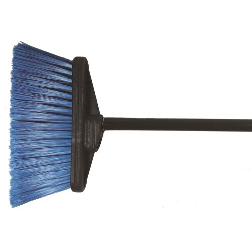 Better Brush® Multi-Angle 56 Inch Light Sweep Upright Broom Trim Blue, 11 in Sweep Path